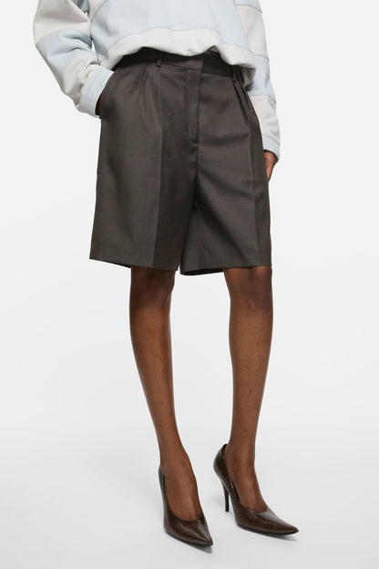 Acne Studios Tailored wool shorts - Dark grey