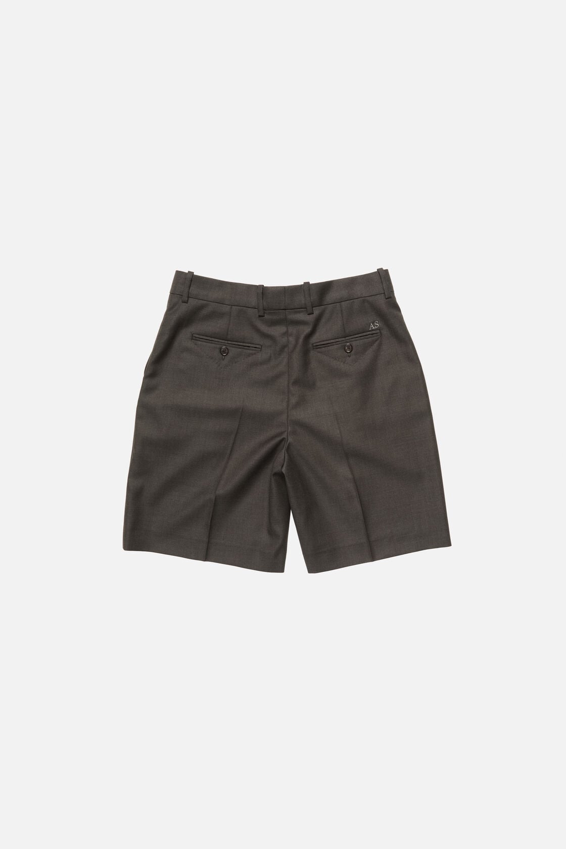Acne Studios Tailored wool shorts - Dark grey