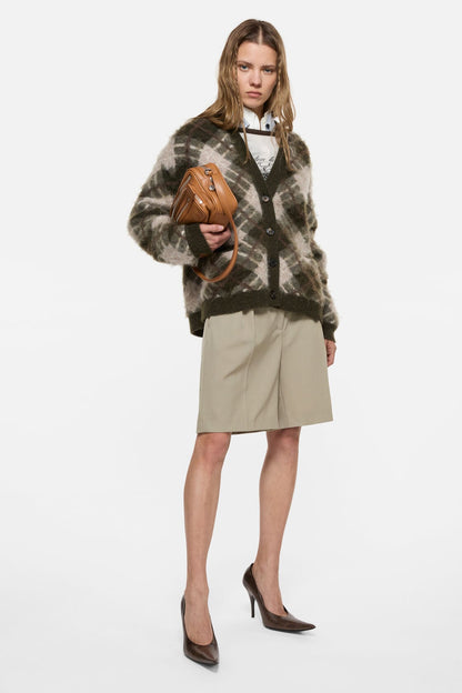 Acne Studios Tailored Wool Shorts - Beige