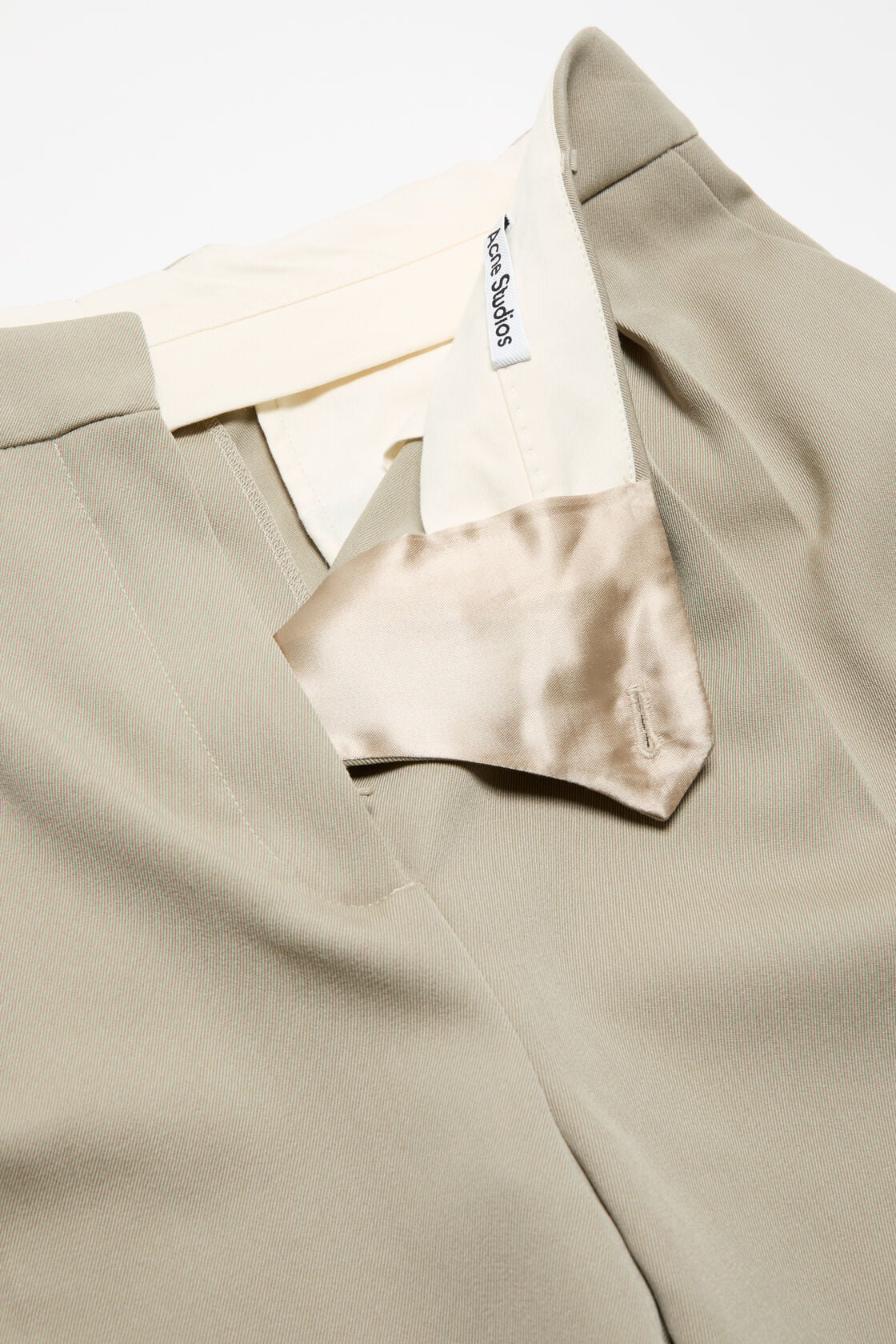 Acne Studios Tailored Wool Shorts - Beige