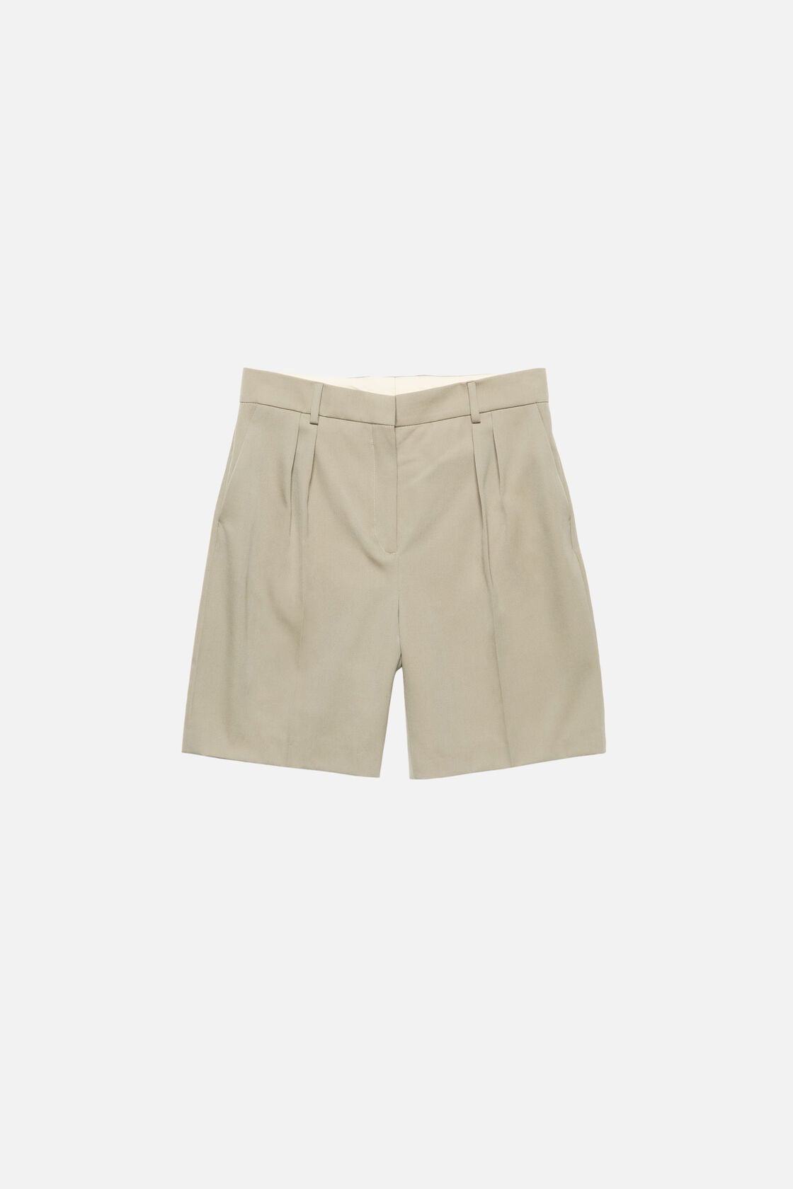 Acne Studios Tailored Wool Shorts - Beige