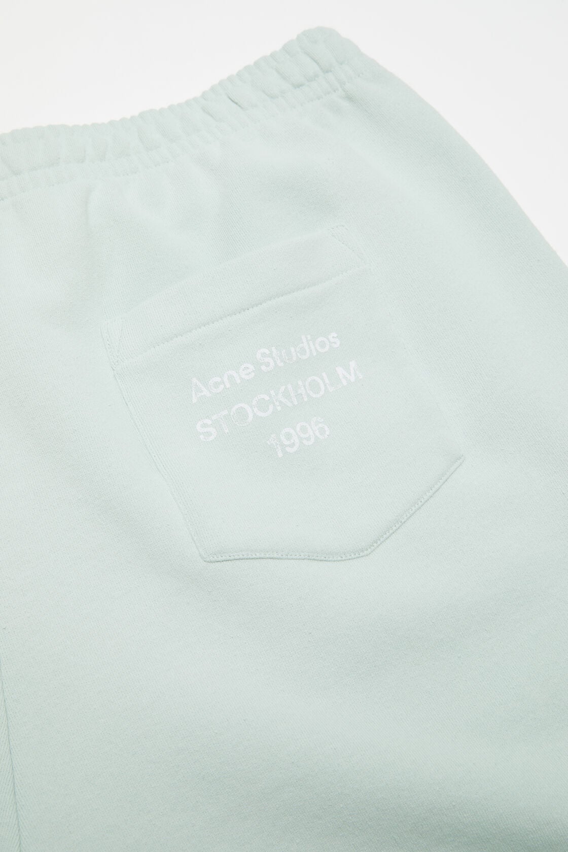 Acne Studios Vintage fleece shorts - Pale mint