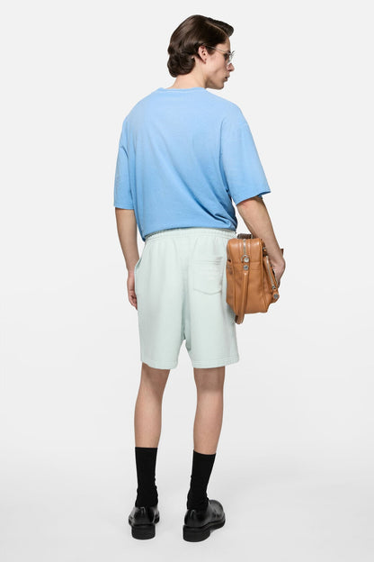 Acne Studios Vintage fleece shorts - Pale mint
