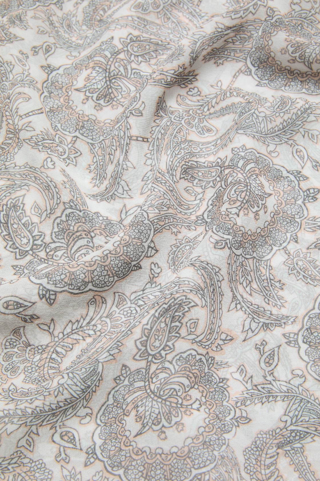 Acne Studios Silk paisley skirt - Light beige