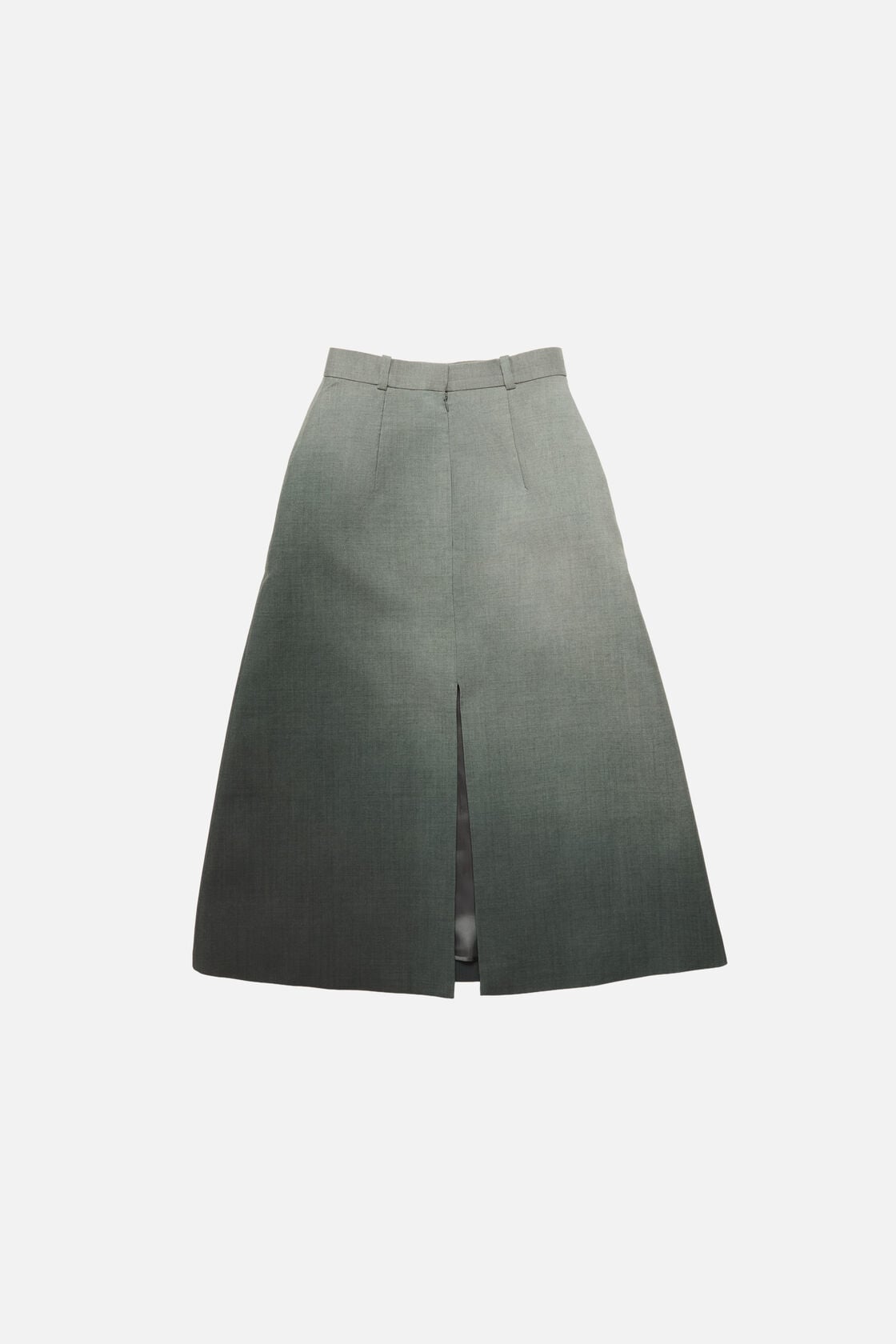 Acne Studios Printed wool skirt - Black/white