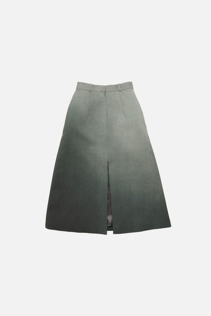 Acne Studios Printed wool skirt - Black/white