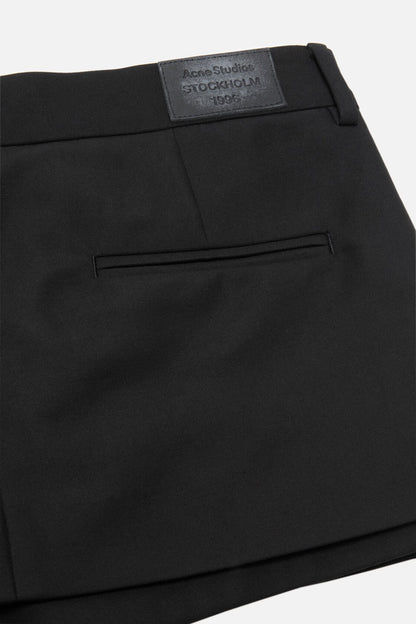 Acne Studios Layered miniskirt - Black