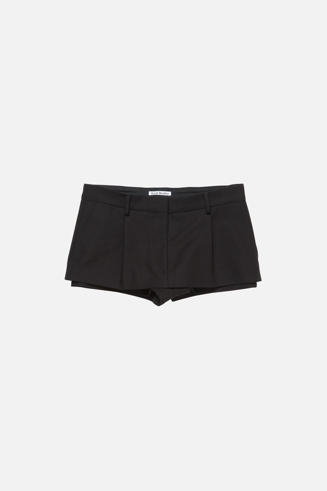 Acne Studios Layered miniskirt - Black