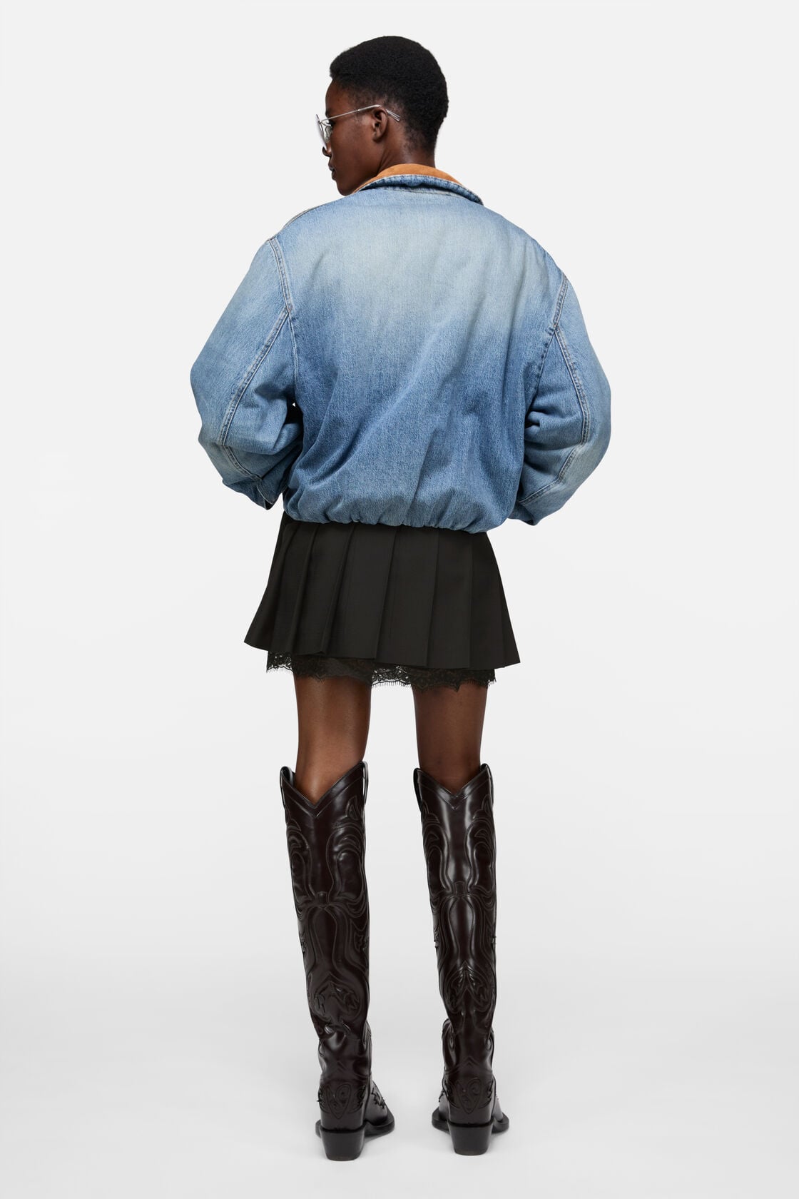 Acne Studios Mini pleated skirt - Black