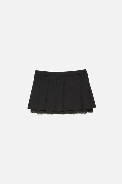 Acne Studios Mini pleated skirt - Black
