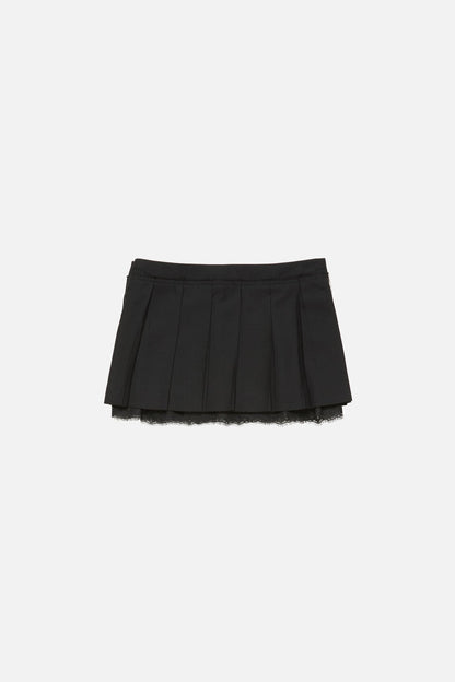Acne Studios Mini pleated skirt - Black