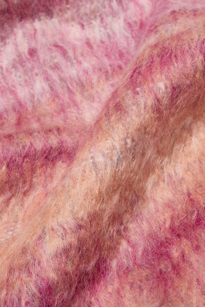 Acne Studios Fringed mohair scarf - Pink/Fuchsia