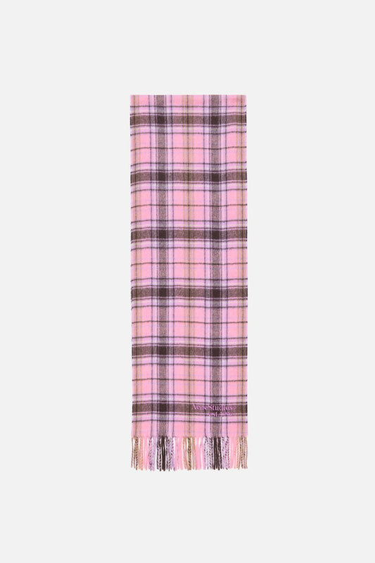 Acne Studios Cashmere scarf - Pink/black