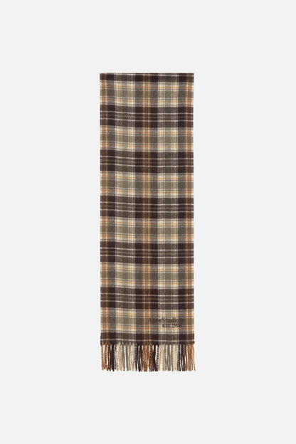 Acne Studios Cashmere scarf - Dark brown/khaki green