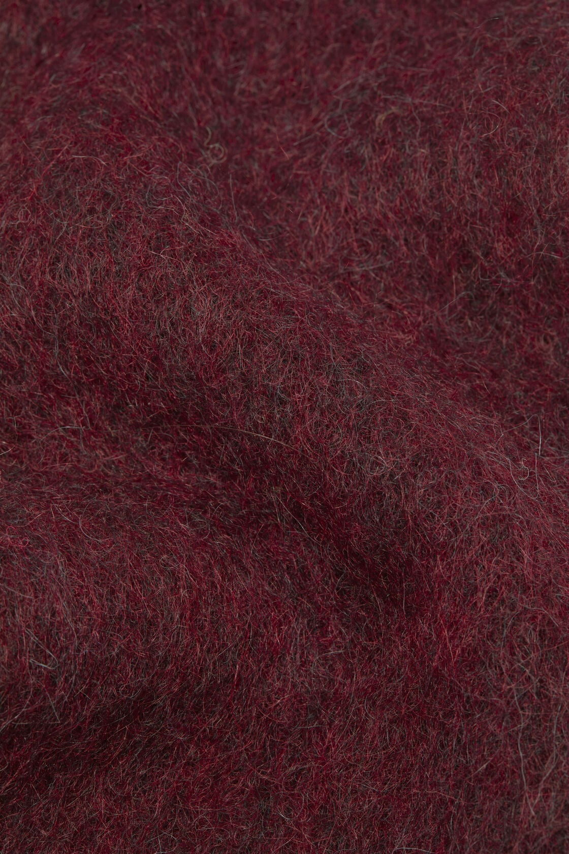 Acne Studios Skinny mohair scarf - Burgundy