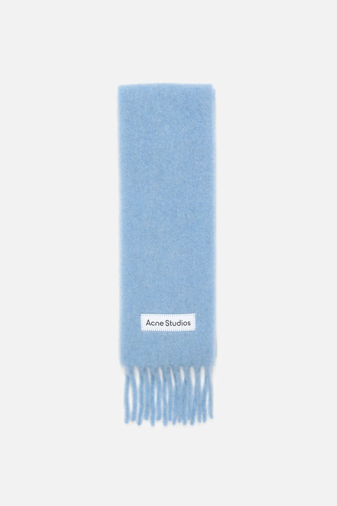 Acne Studios Skinny mohair scarf - Light blue