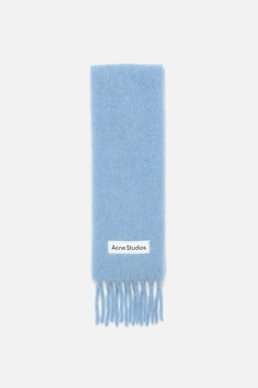 Acne Studios Skinny mohair scarf - Light blue