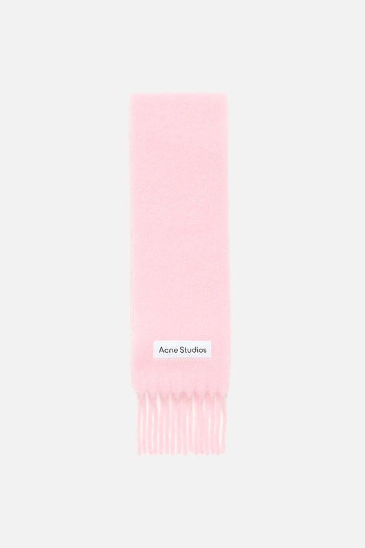 Acne Studios Skinny mohair scarf - Cotton candy pink