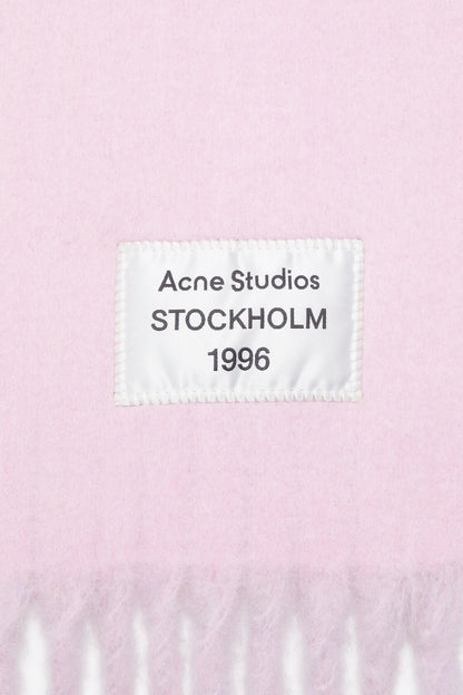 Acne Studios Bicolour Alpaca Scarf - Pink/lilac