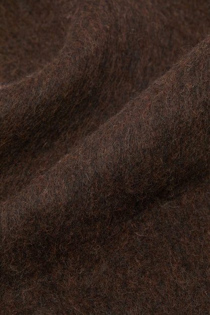Acne Studios Bicolour Alpaca Scarf - Dark brown/brown