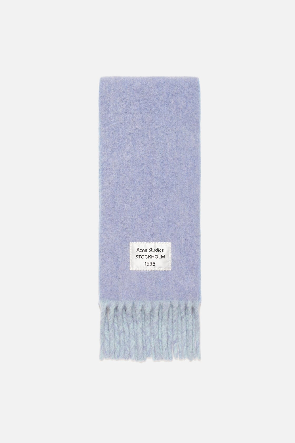 Acne Studios Bicolour Alpaca Scarf - Blue/light blue