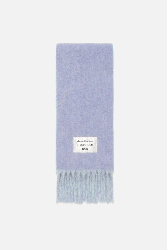 Acne Studios Bicolour Alpaca Scarf - Blue/light blue