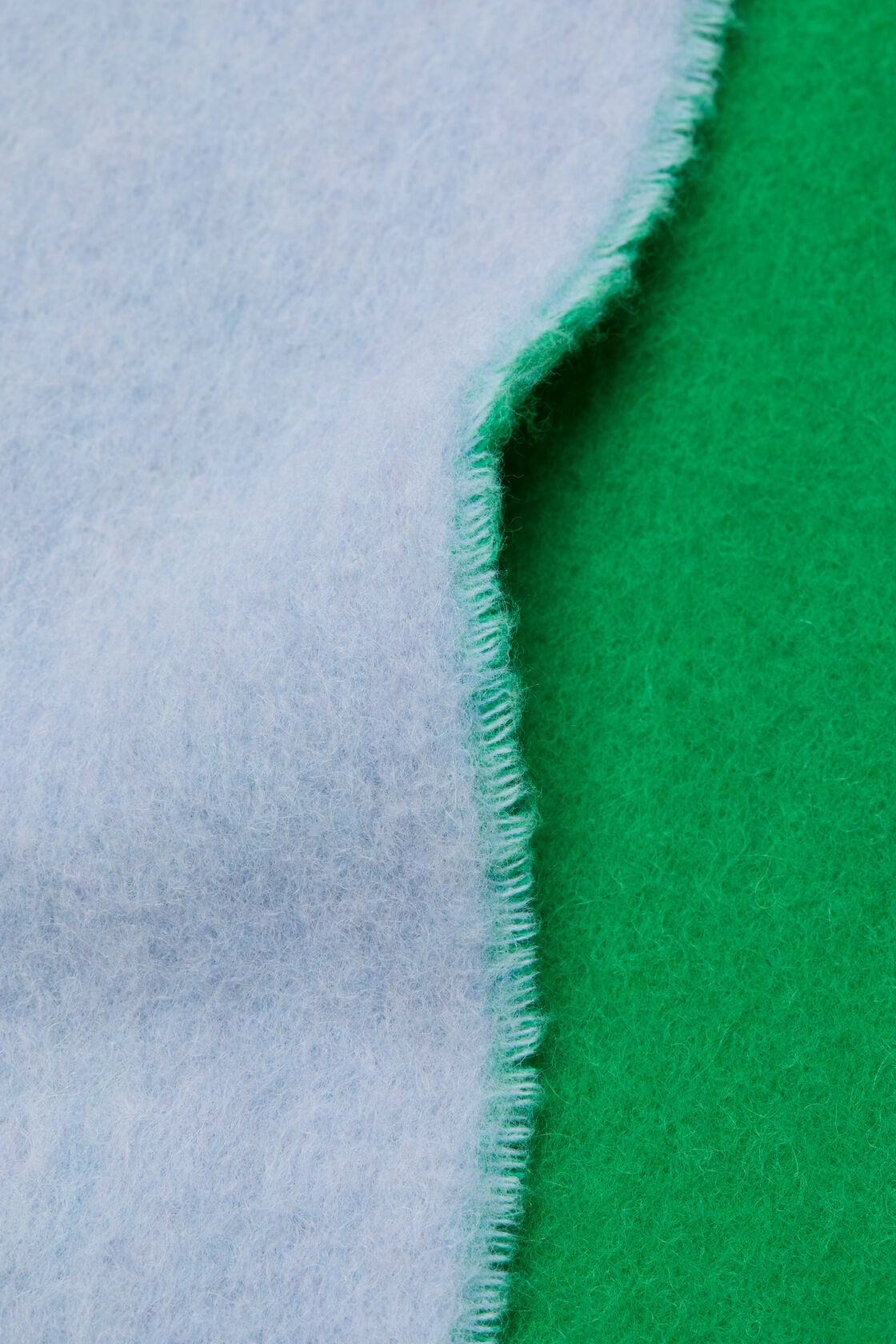 Acne Studios Bicolour Alpaca Scarf - Green/light blue