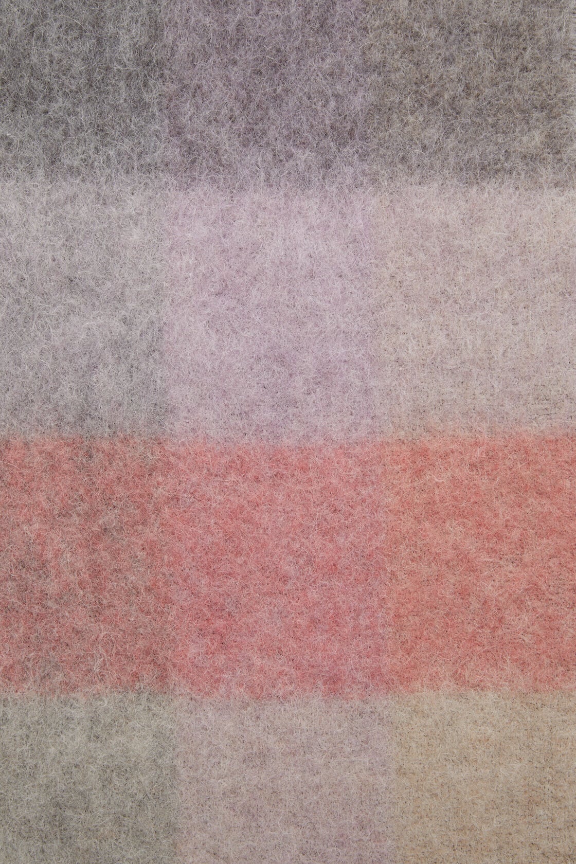Acne Studios Mohair checked scarf - Fuchsia/lilac/pink