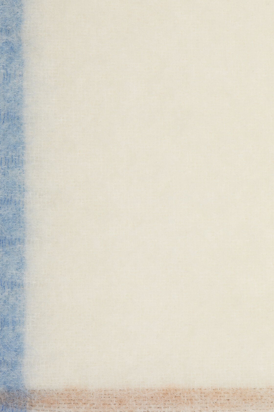 Acne Studios Wool fringe scarf - White
