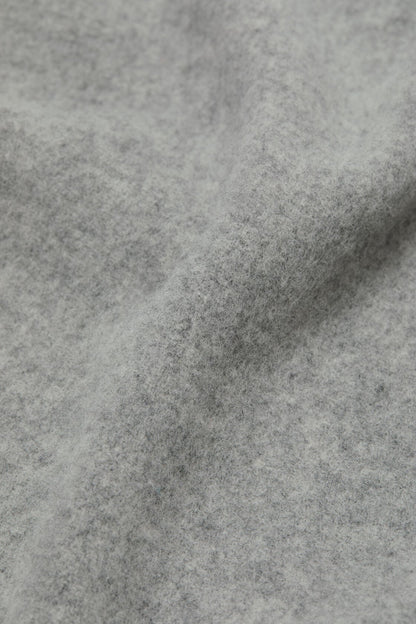 Acne Studios Fringe wool scarf - oversized - Light Grey Melange