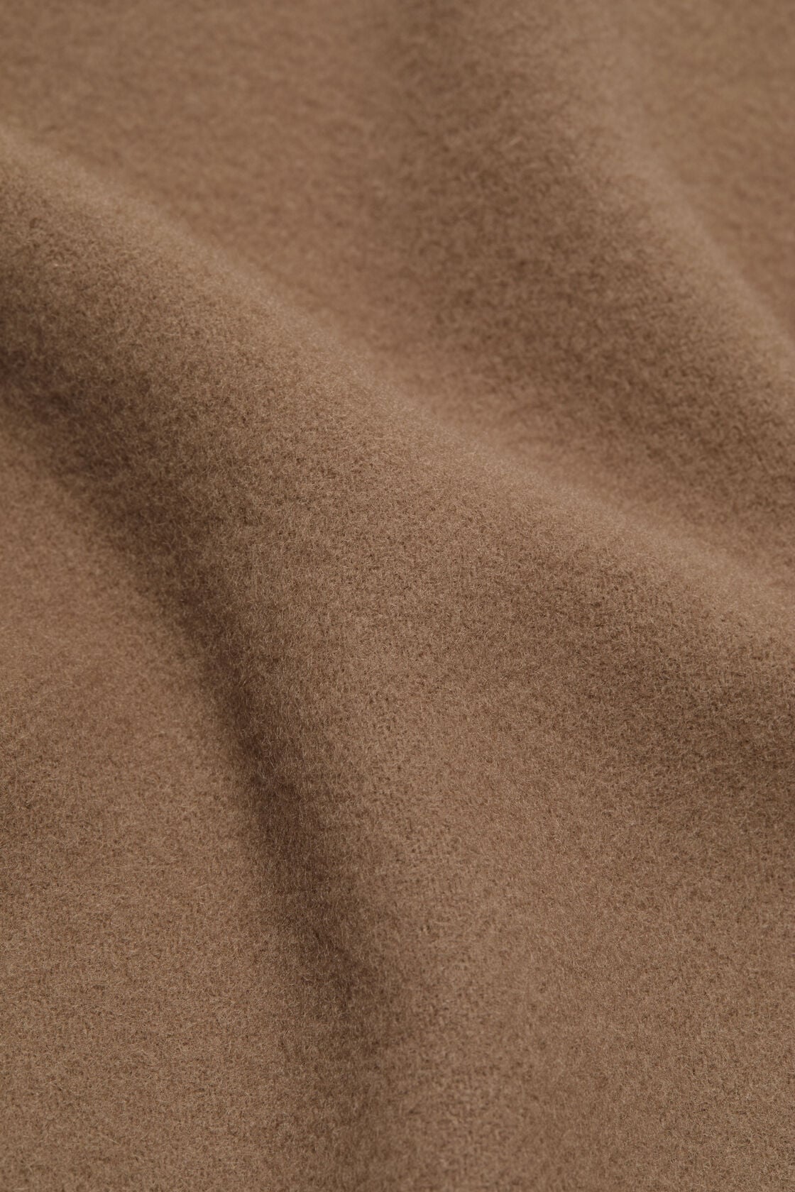 Acne Studios Fringe wool scarf – Narrow - Caramel brown