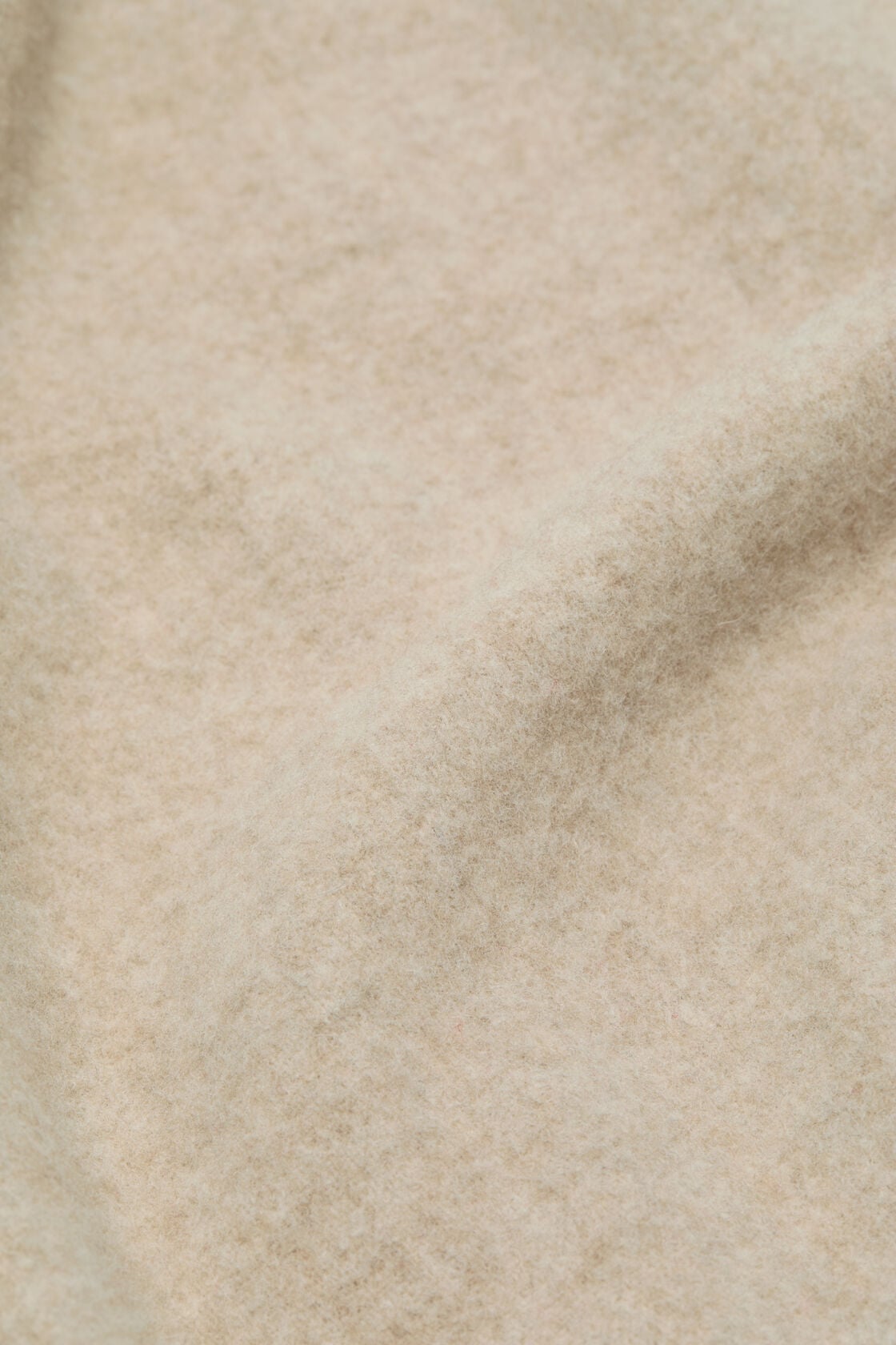 Acne Studios Fringe wool scarf – Narrow - Oatmeal melange