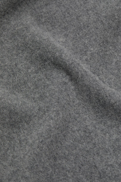 Acne Studios Fringe wool scarf – Narrow - Grey Melange