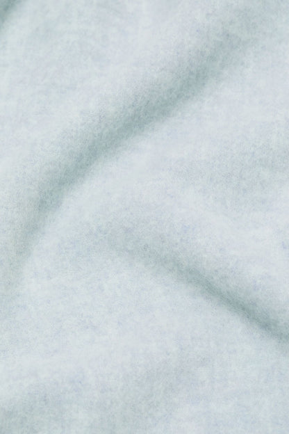 Acne Studios Fringe wool scarf – Narrow - Ice Blue Melange