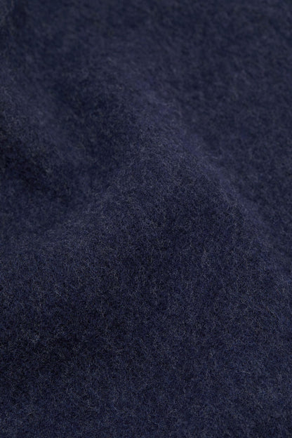 Acne Studios Fringe wool scarf - skinny - Dark Navy Melange