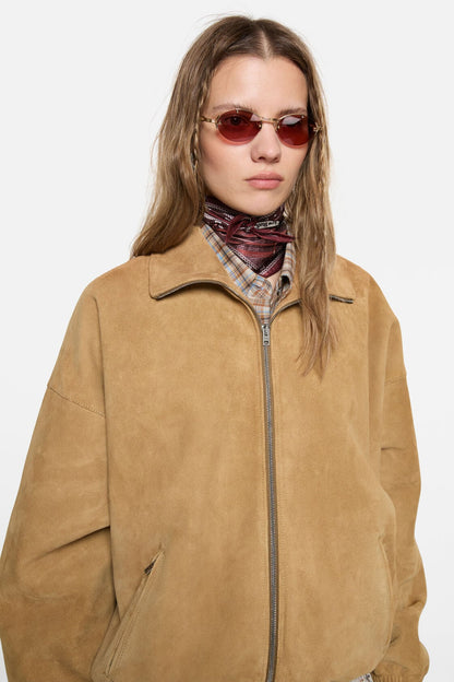 Acne Studios Checkered silk bandana - Burgundy/brown