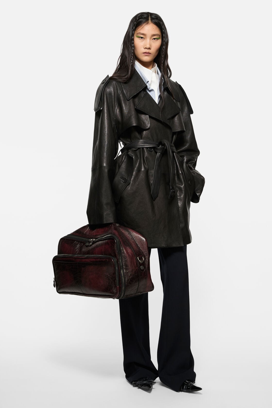 Acne Studios Camero duffle bag - Burgundy