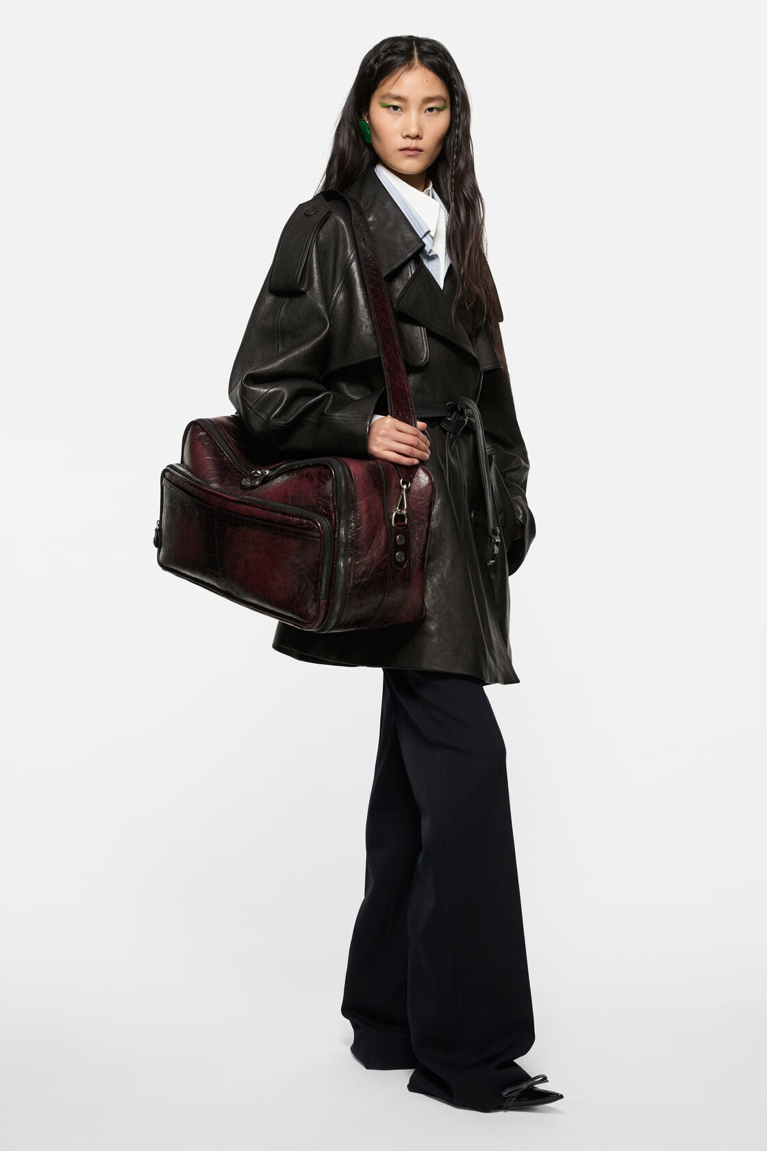 Acne Studios Camero duffle bag - Burgundy