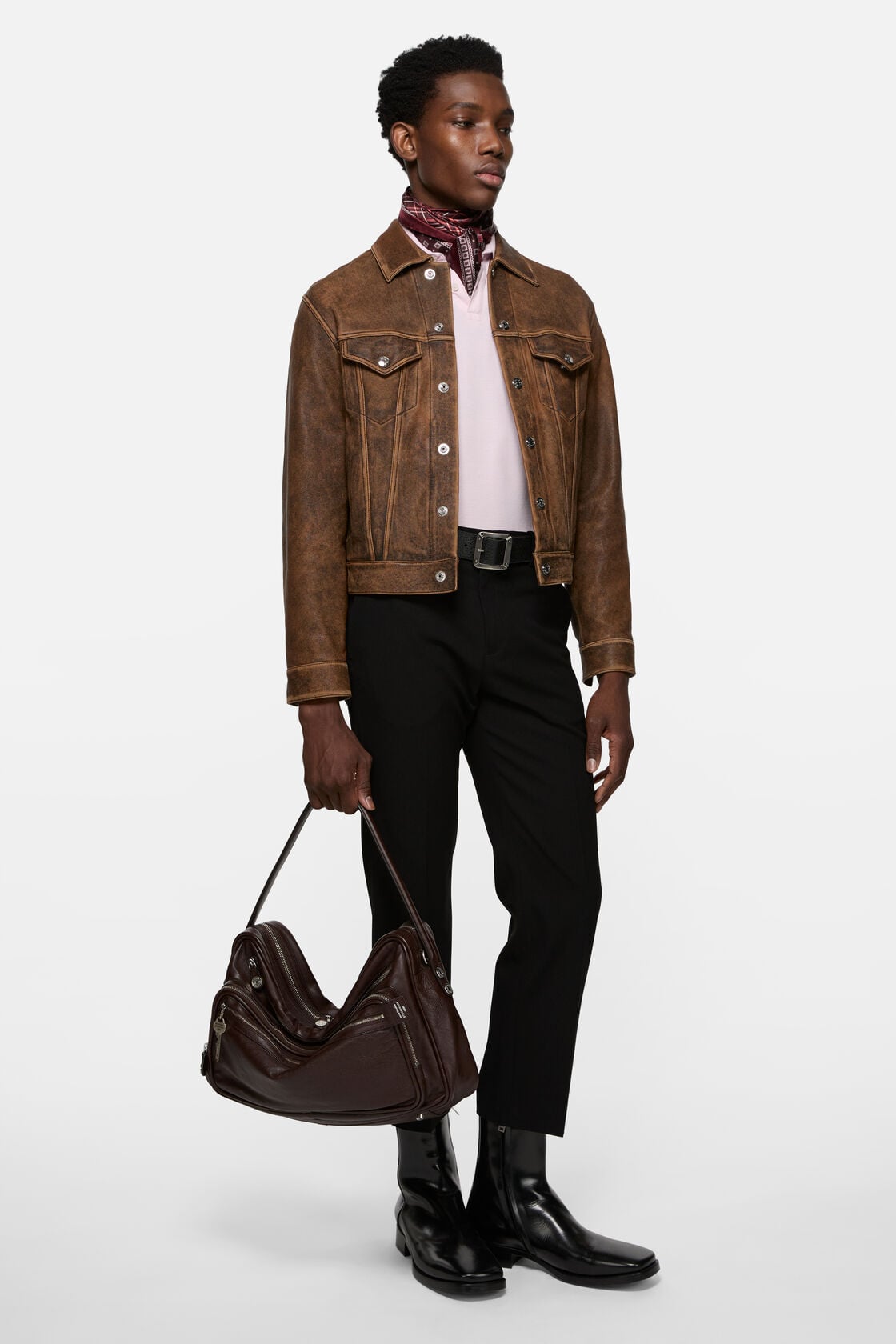 Acne Studios Camero Camera Shoulder Bag - Chocolate brown