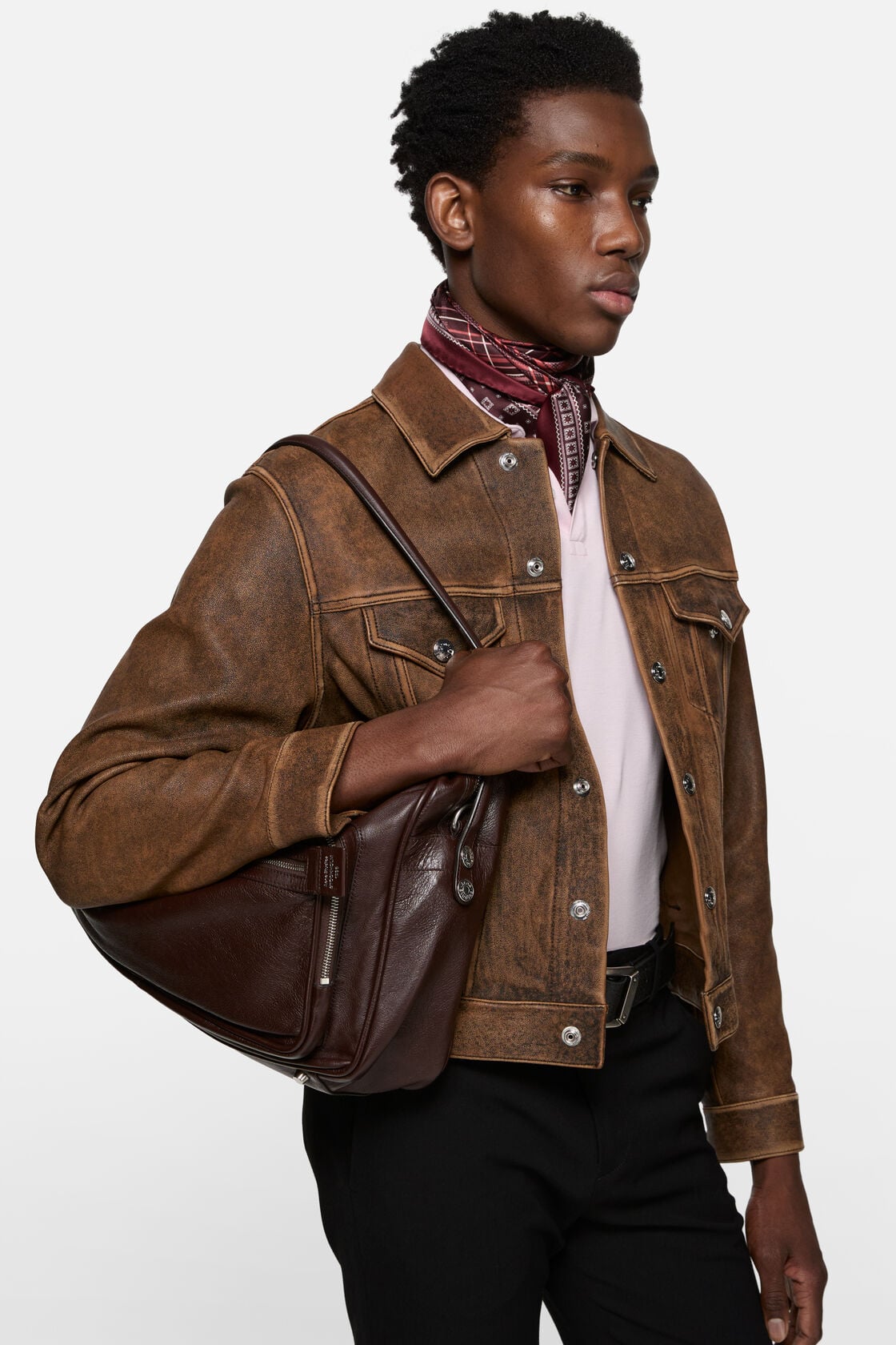 Acne Studios Camero Camera Shoulder Bag - Chocolate brown