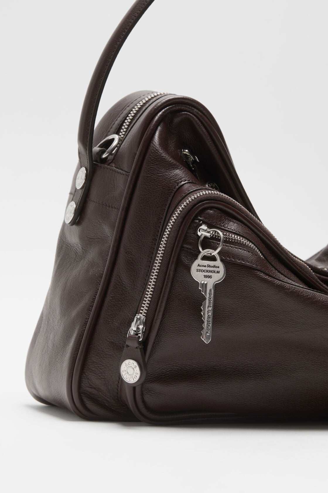 Acne Studios Camero Camera Shoulder Bag - Chocolate brown