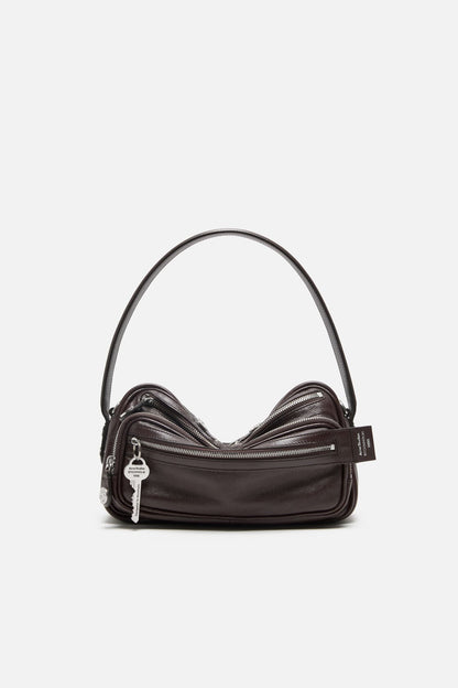 Acne Studios Camero party shoulder bag - Chocolate brown
