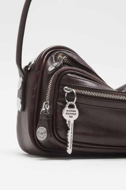 Acne Studios Camero party shoulder bag - Chocolate brown