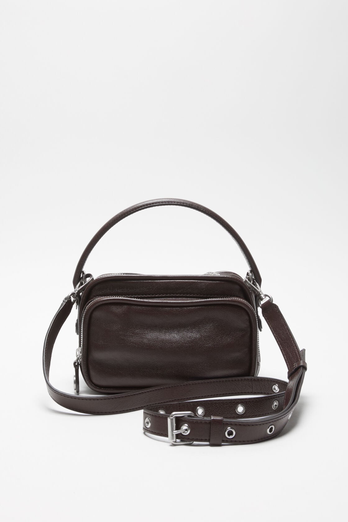 Acne Studios Camero kit crossbody bag - Chocolate brown