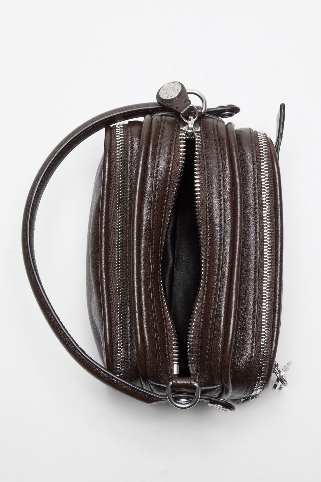 Acne Studios Camero kit crossbody bag - Chocolate brown
