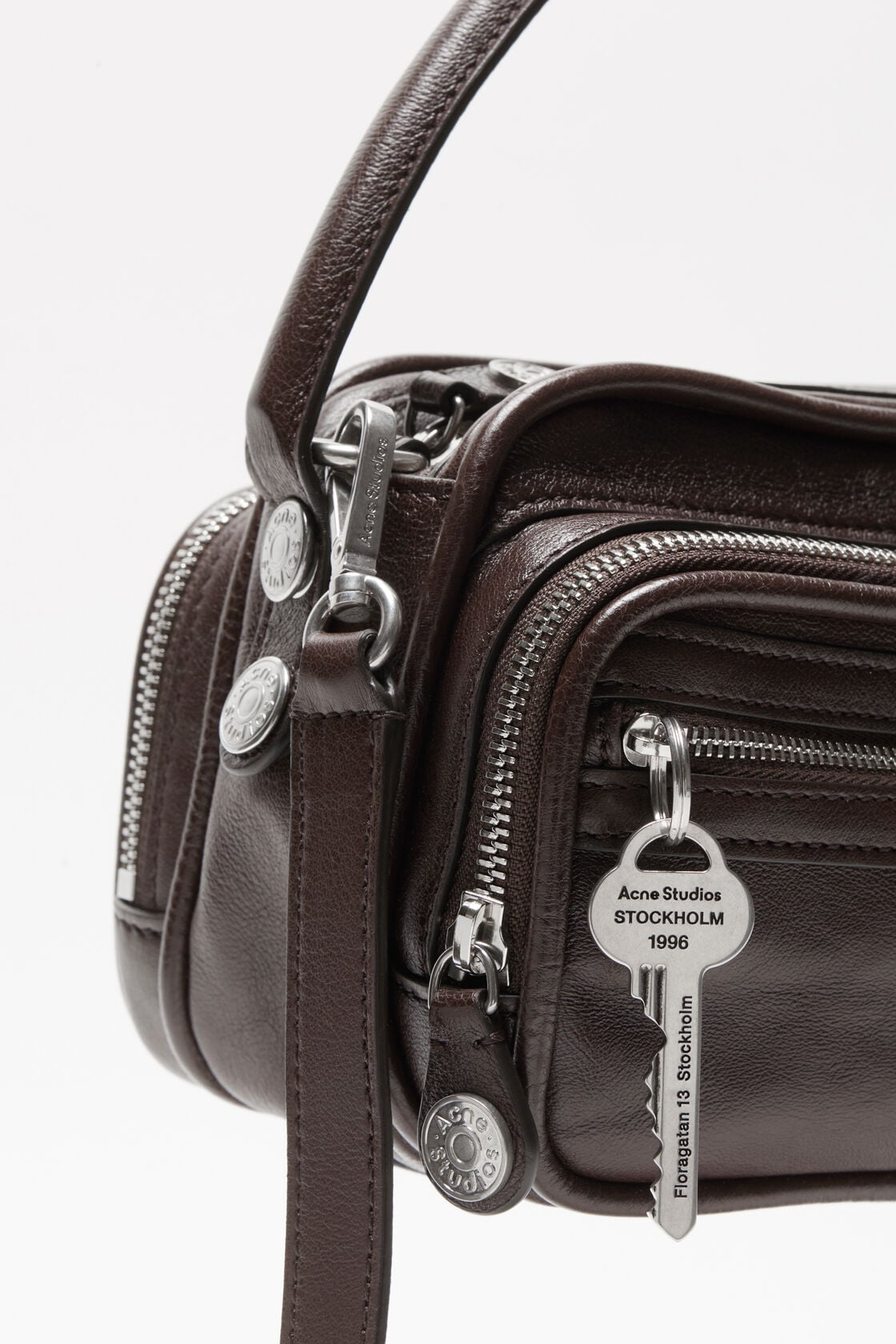 Acne Studios Camero kit crossbody bag - Chocolate brown