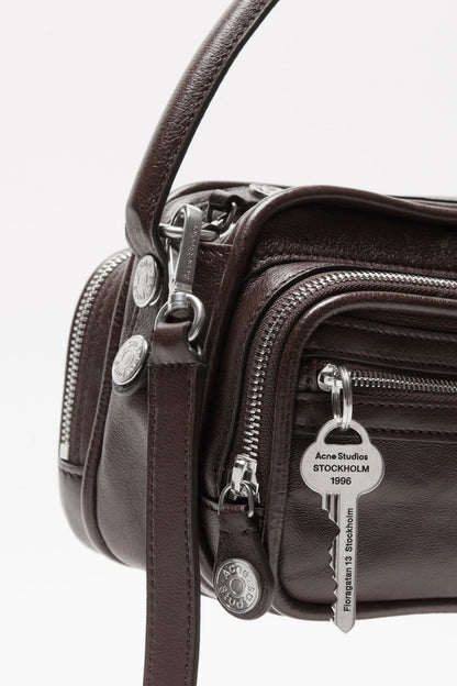 Acne Studios Camero kit crossbody bag - Chocolate brown