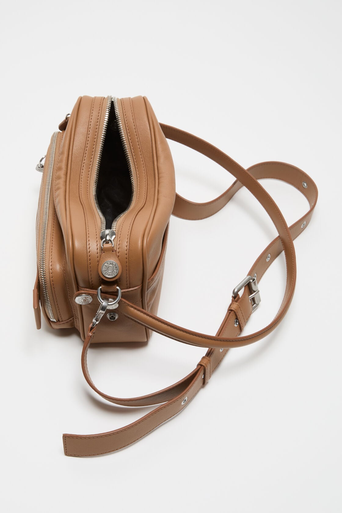 Acne Studios Camero Party Shoulder Bag - Caramel brown