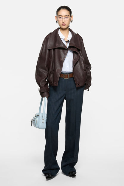 Acne Studios Camero Party Shoulder Bag - Dusty blue