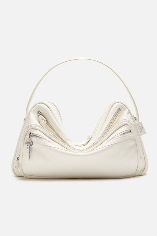 Acne Studios Camero Camera Shoulder Bag - Cream white